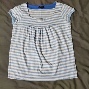 Nautica Striped Square Neck T-Shirt (Small)